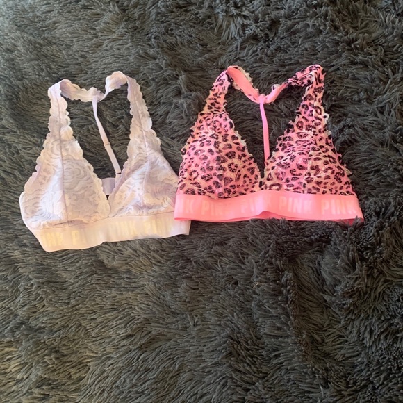 PINK Victoria's Secret Other - 2 NWOT VS Pink Bralettes